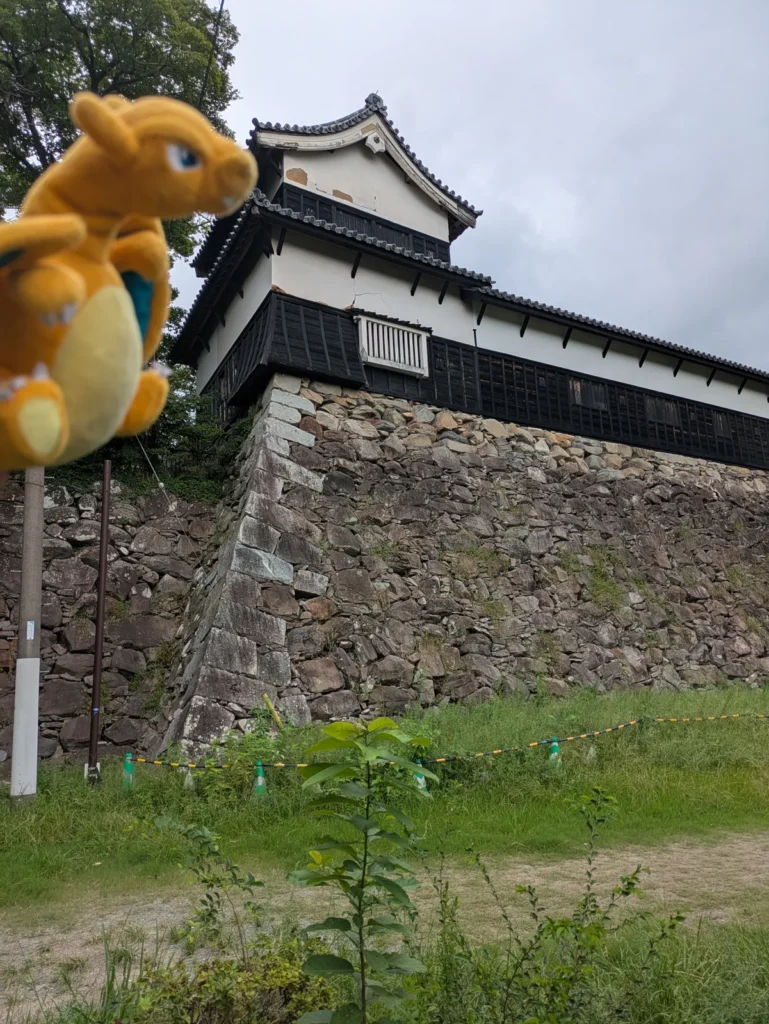 福岡城の櫓と石垣